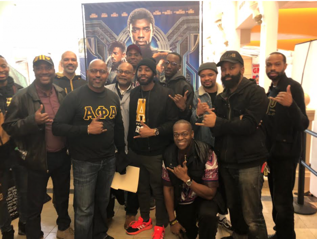 Fraternity Hosts Black Panther Screening For High School Students