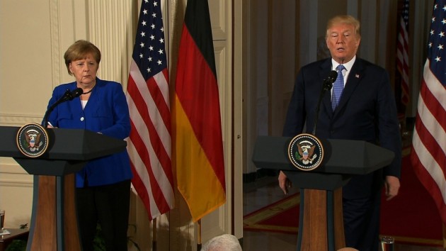 President Donald Trump Meets With Chancellor Merkel at the White House