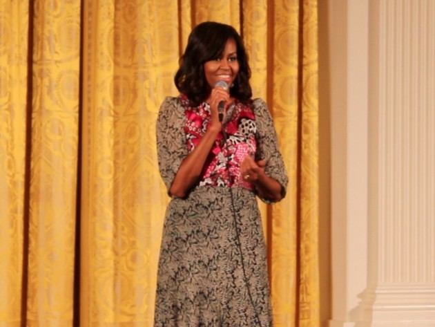 First Lady Says Month Not Enough for Black History