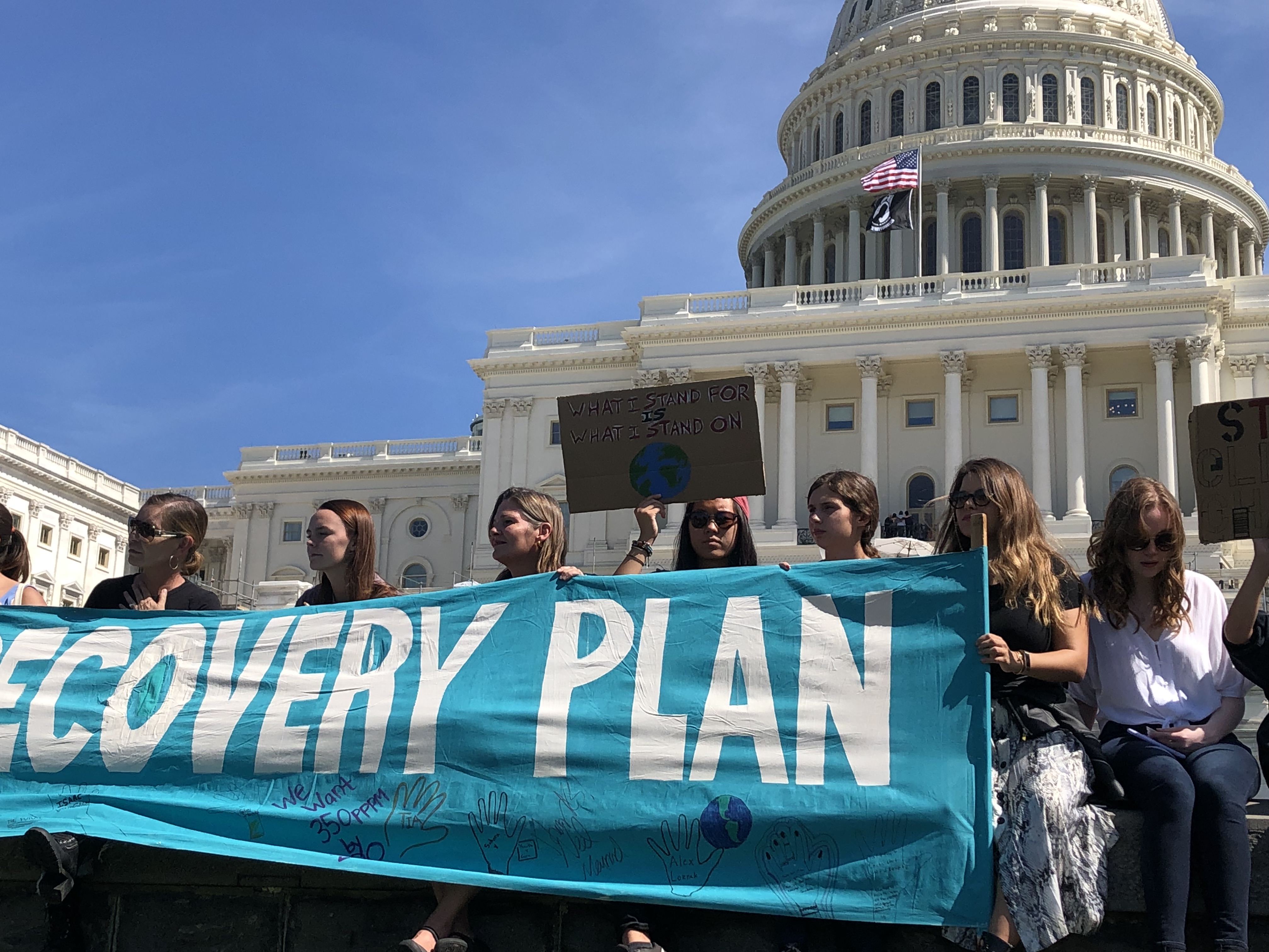 The Worldwide Climate Walkout Heads to Capitol Hill