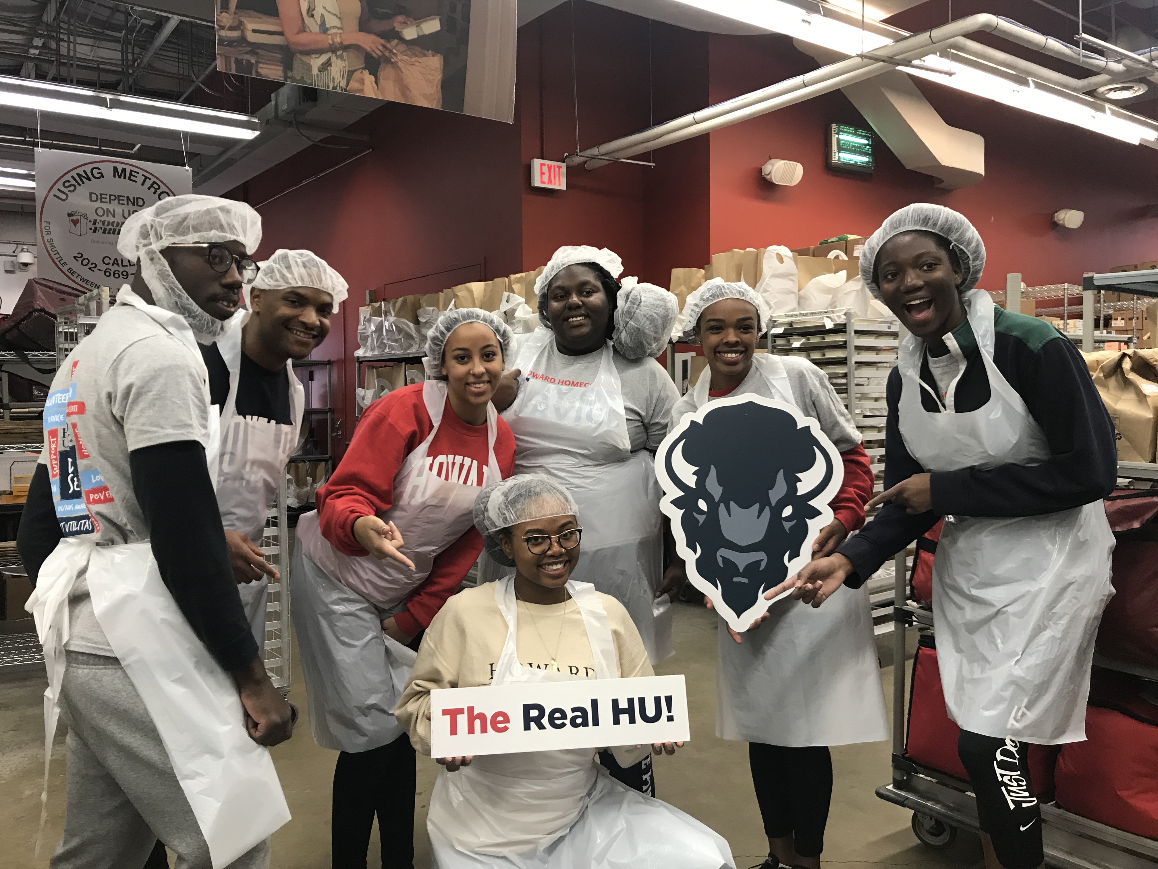 Howard Students Thankful for Homecoming Day of Service