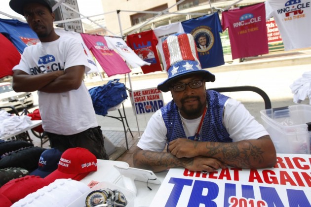Black Vendors Profit from Trump Campaign Merchandise