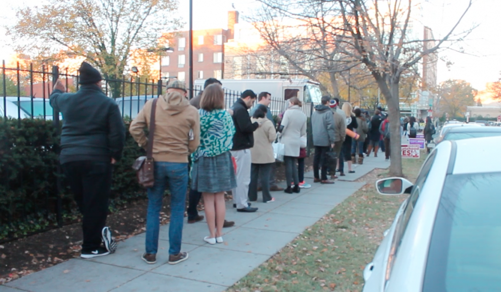 Voters Hit the Polls in Columbia Heights