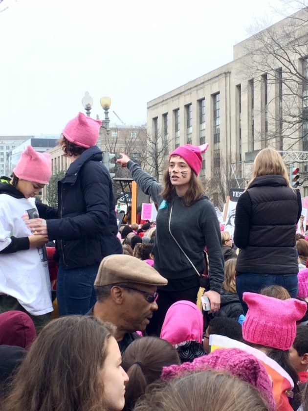 Small Business Owner Makes Pink Hats for Women’s March