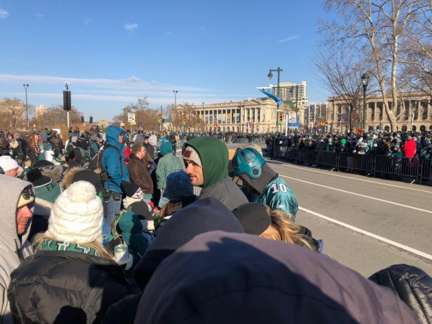 Philly Fans Rally At Eagles Parade