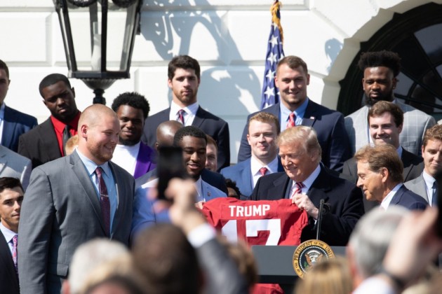 President Trump Welcomes the Alabama Crimson Tide Back to the White House