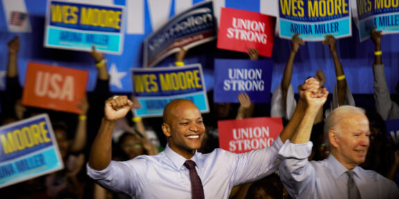 Wes Moore makes a bid to become the first Black governor of Maryland.