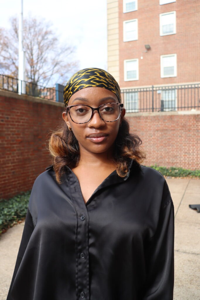 Monica Maya, a fifth-year chemical engineering senior navigates her struggle with anxiety while seeking mental health support from UCS. (Tatiana Allen/HUNewsService.com)