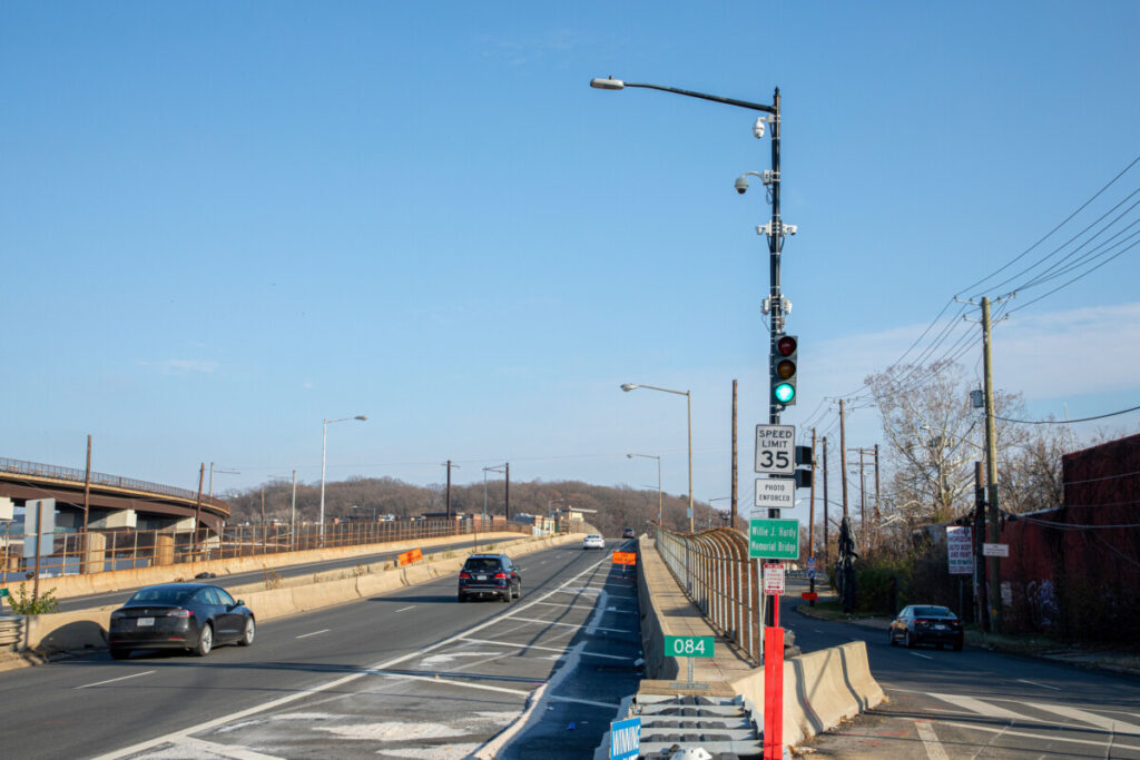 Speed Camera on Benning Road eastbound (Photo: Keith Golden Jr/HU News Service)