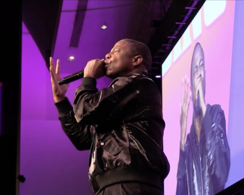 Hip Hop legend Doug E. Fresh performs on stage during CBCF Annual Legislative Conference