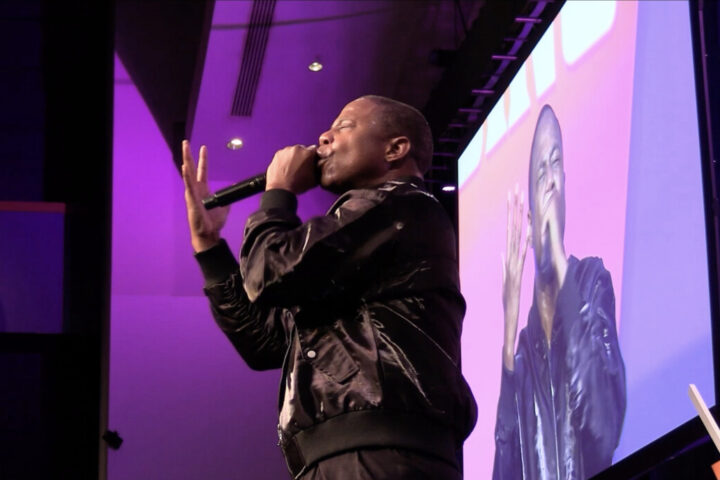 Hip Hop legend Doug E. Fresh performs on stage during CBCF Annual Legislative Conference