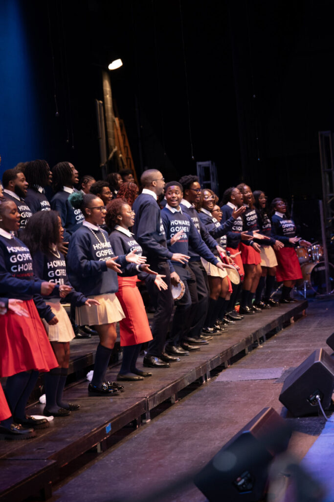 Howard Gospel Choir of Howard University in performance (Photo:Xen Gadsden/HUNewsService.com)