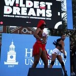 Sexyy Red performing at Howard Homecoming Yardfest on Oct. 16. (Paige Kiarie/The Hilltop)