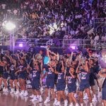 Howard University “SHOWTIME” Marching Band performs at the HU x Jordan Bison Madness in Burr Gymnasium on Oct. 13. (Clariss Duhaney/The Hilltop)
