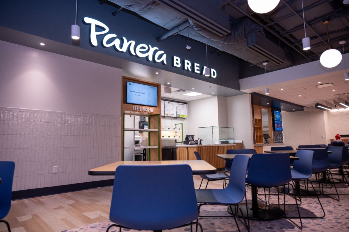 Newly renovated Panera Bread located in the PunchOut dining area. (Photo courtesy of Office of University Communications)
